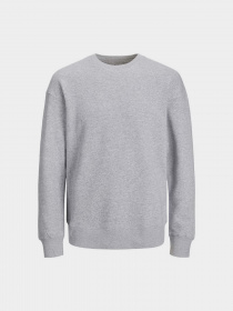 Худі та світшоти JACK & JONES модель 12208182_Light Grey Melange Фото