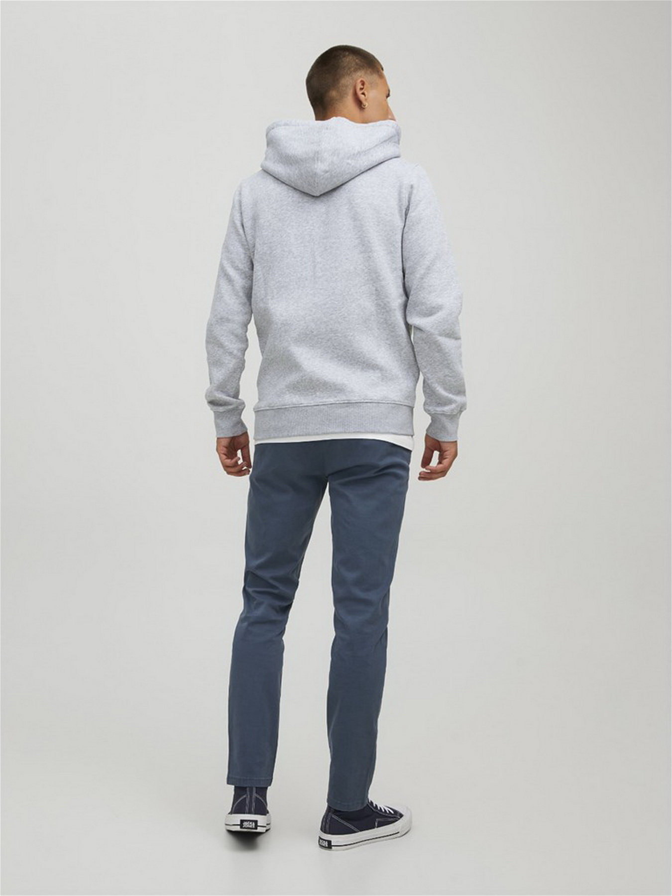Худі та світшоти JACK & JONES модель 12210830_Light Grey Melange Фото