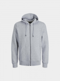 Худі та світшоти JACK & JONES модель 12210830_Light Grey Melange Фото