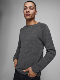 Светри та кардигани JACK & JONES модель 12157321_Dark Grey Melange Фото