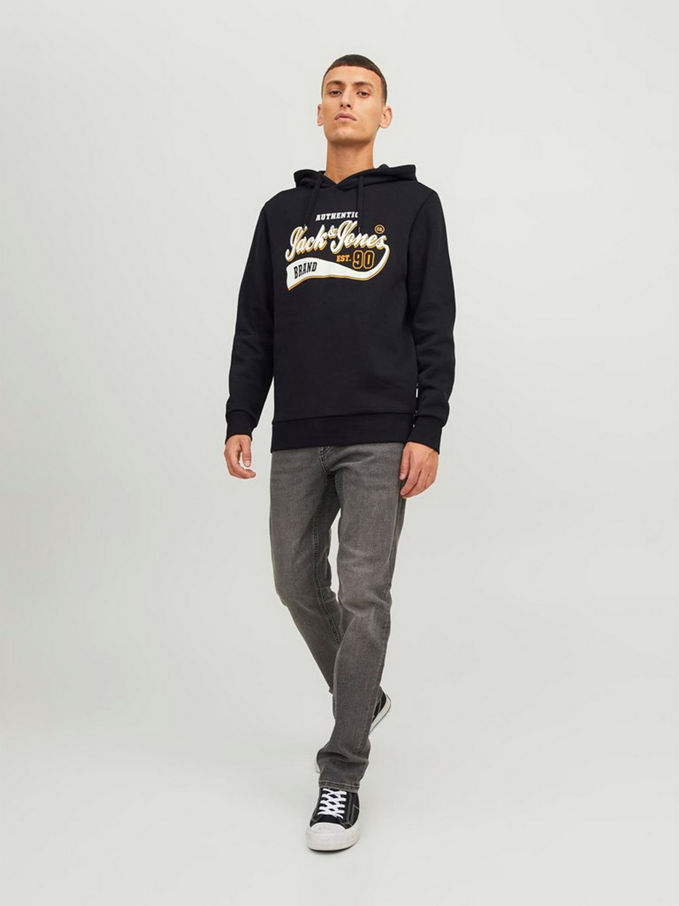 Худі та світшоти JACK & JONES модель 12233597_Black Худі та світшоти JACK & JONES модель 12233597_Black Фото