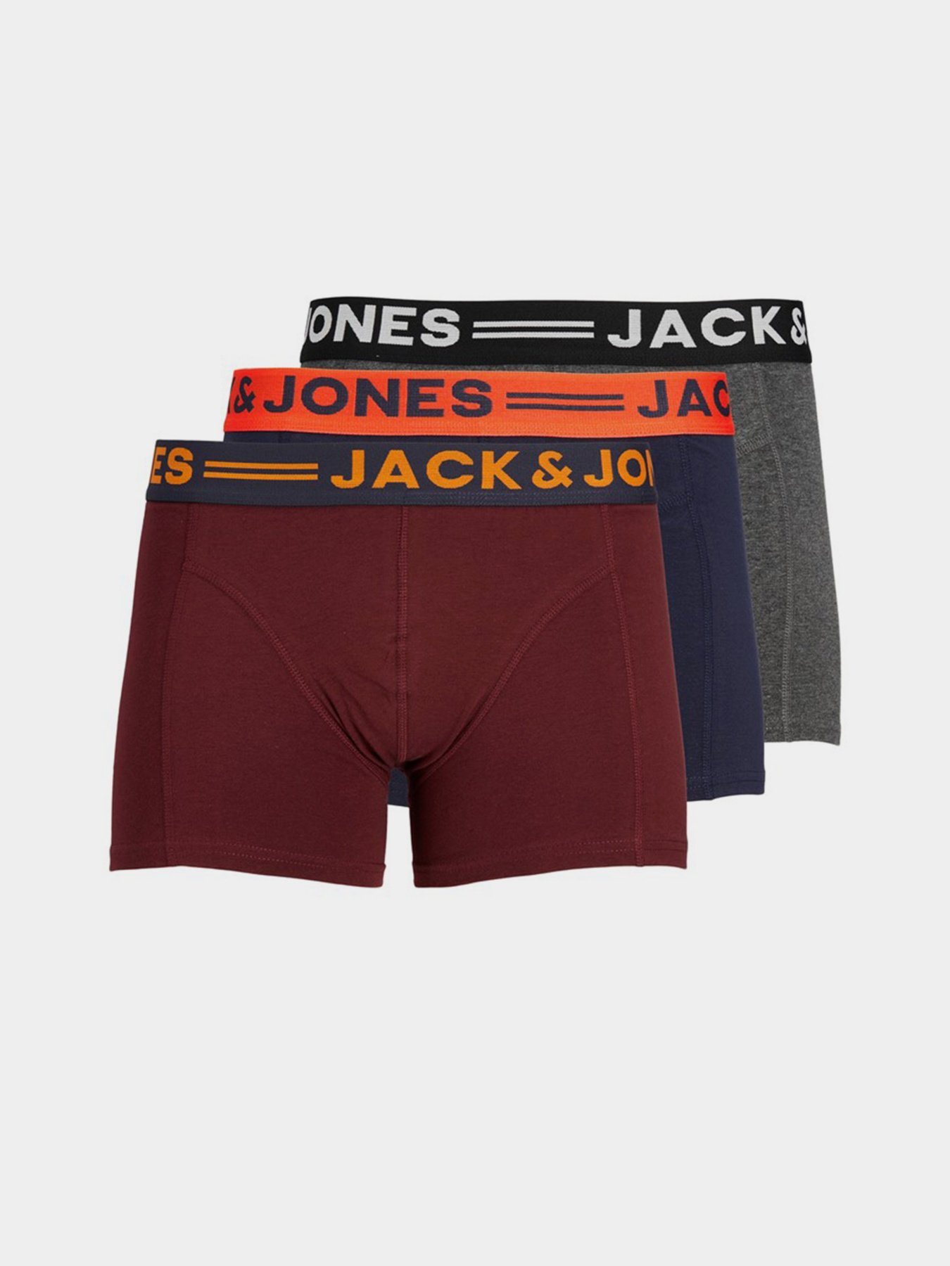 Нижня білизна JACK & JONES LICHFIELD TRUNKS модель 12113943_Burgundy Нижня білизна JACK & JONES LICHFIELD TRUNKS модель 12113943_Burgundy Фото