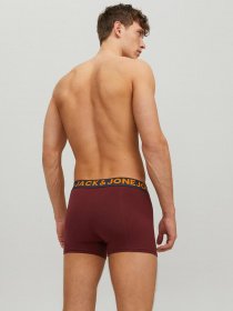 Нижня білизна JACK & JONES LICHFIELD TRUNKS модель 12113943_Burgundy Фото