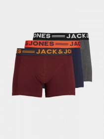 Нижня білизна JACK & JONES LICHFIELD TRUNKS модель 12113943_Burgundy Фото