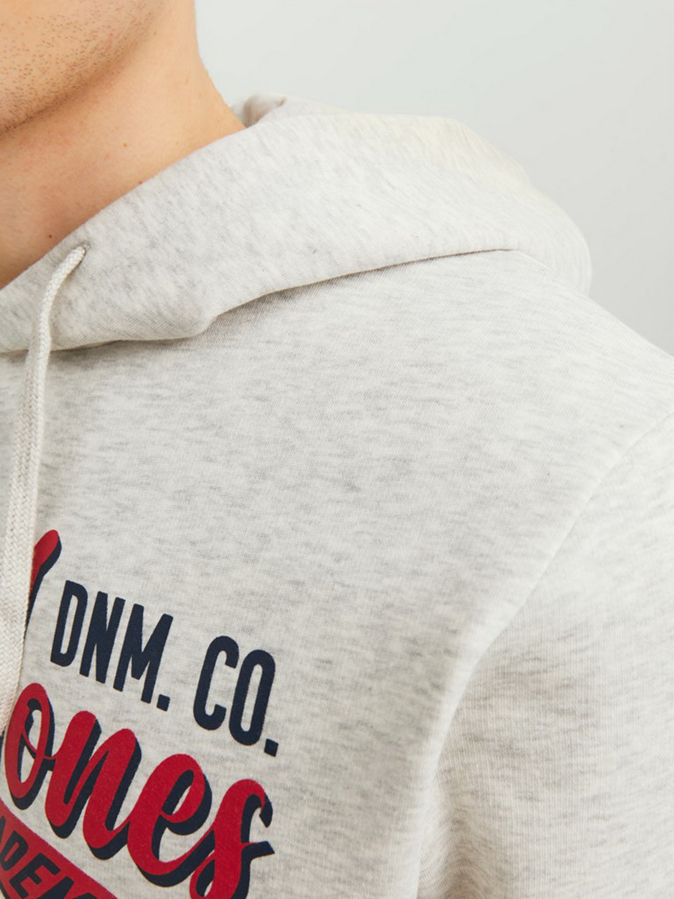 Худі та світшоти JACK & JONES модель 12233597_White Melange Худі та світшоти JACK & JONES модель 12233597_White Melange Фото