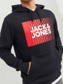 Худі та світшоти JACK & JONES модель 12233599_Black Фото