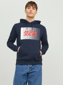 Худі та світшоти JACK & JONES модель 12233599_Navy Blazer Фото