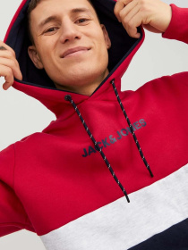 Худі та світшоти JACK & JONES модель 12233959_Tango Red Фото