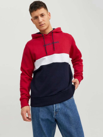 Худі та світшоти JACK & JONES модель 12233959_Tango Red Фото