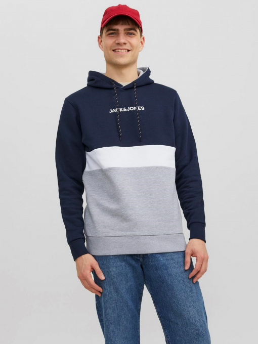 Худи и свитшоты JACK & JONES модель 12233959_Navy Blazer Фото