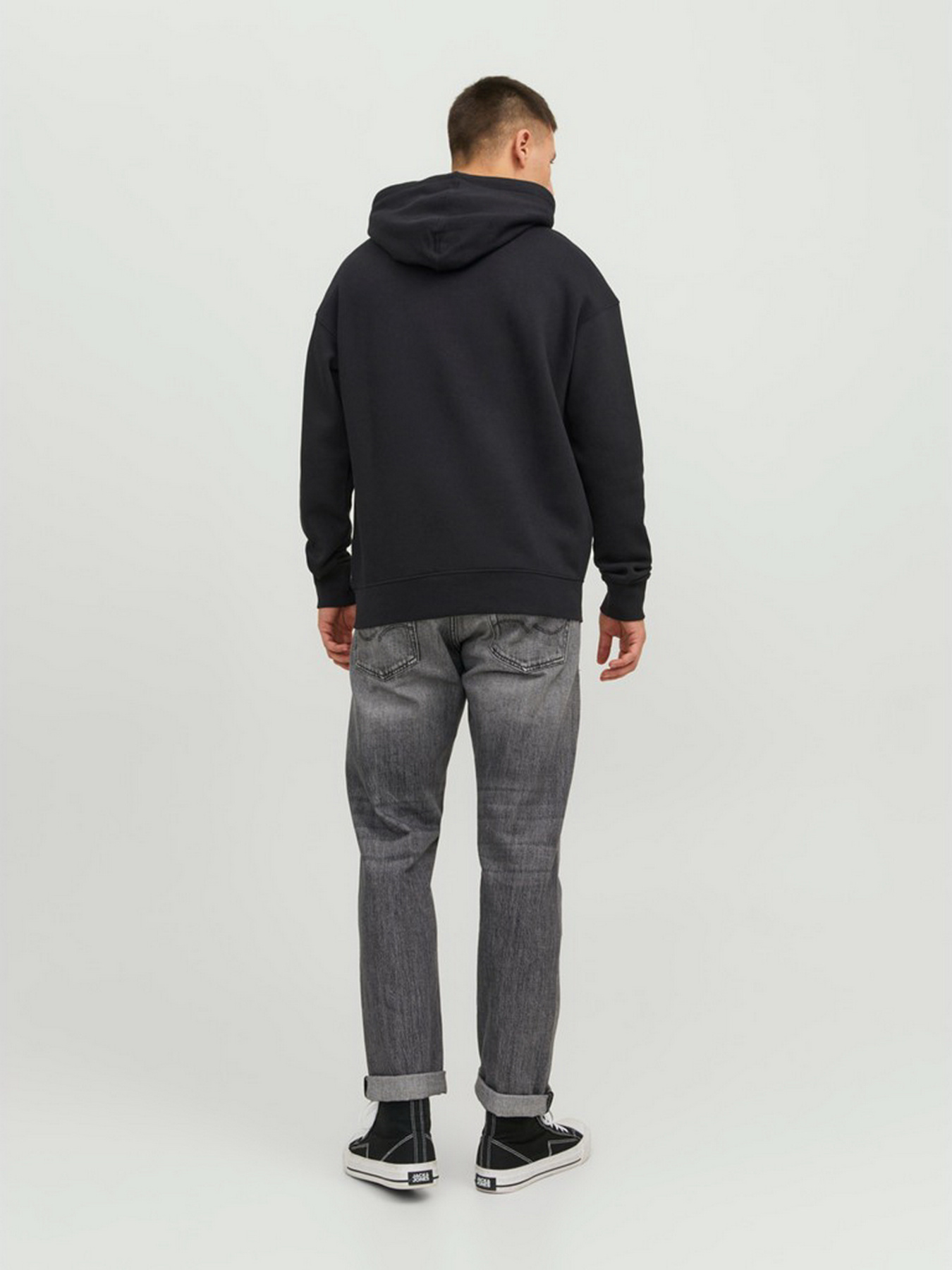 Худі та світшоти JACK & JONES модель 12233972_Black Худі та світшоти JACK & JONES модель 12233972_Black Фото