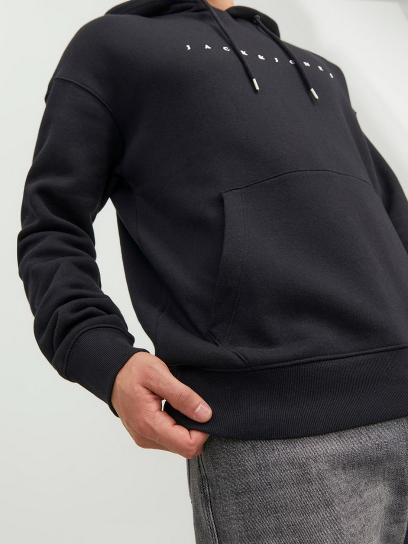Худі та світшоти JACK & JONES модель 12233972_Black Худі та світшоти JACK & JONES модель 12233972_Black Фото
