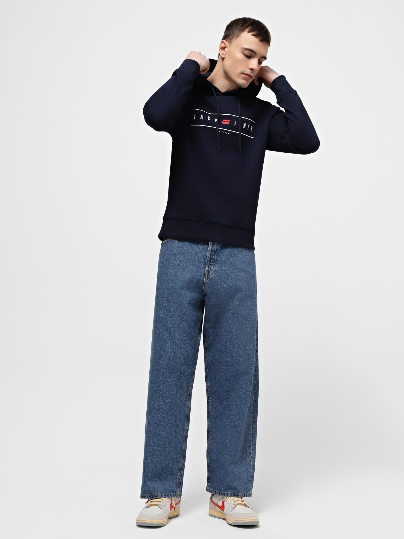Худі та світшоти JACK & JONES модель 12235460_Navy Blazer Худі та світшоти JACK & JONES модель 12235460_Navy Blazer Фото