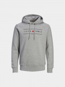 Худі та світшоти JACK & JONES модель 12235460_Light Grey Melange Фото