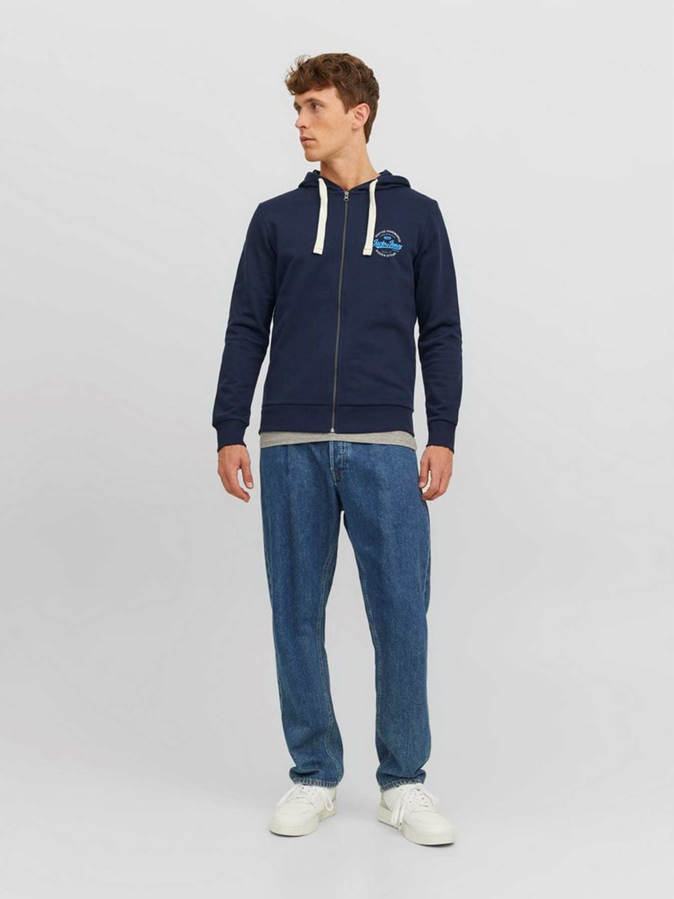 Худі та світшоти JACK & JONES модель 12236179_Navy Blazer Худі та світшоти JACK & JONES модель 12236179_Navy Blazer Фото
