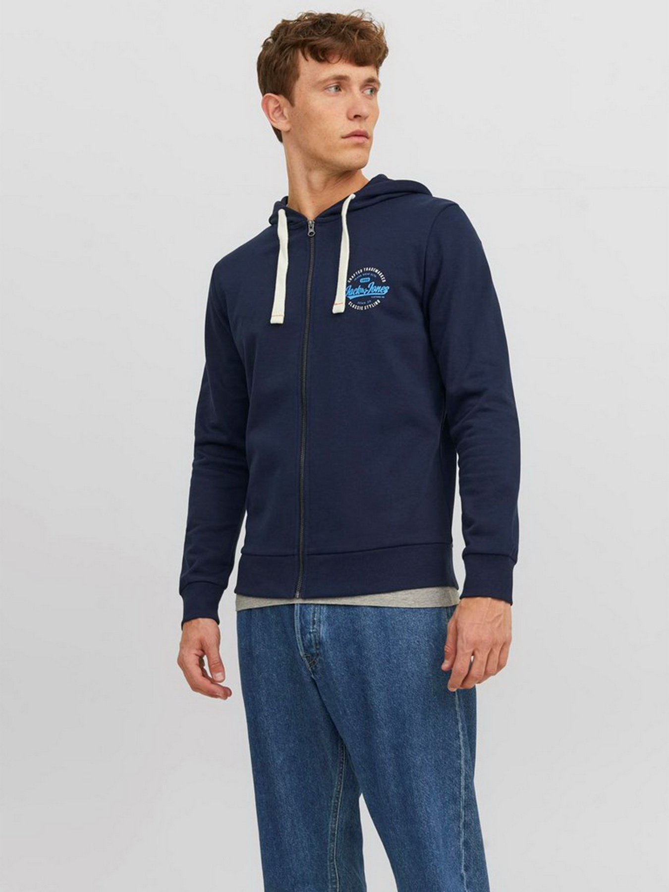 Худі та світшоти JACK & JONES модель 12236179_Navy Blazer Худі та світшоти JACK & JONES модель 12236179_Navy Blazer Фото