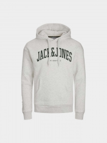Худі та світшоти JACK & JONES модель 12236513_White Melange Фото