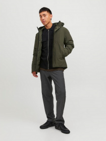 Куртки та дублянки JACK & JONES модель 12238720_Grape Leaf Фото