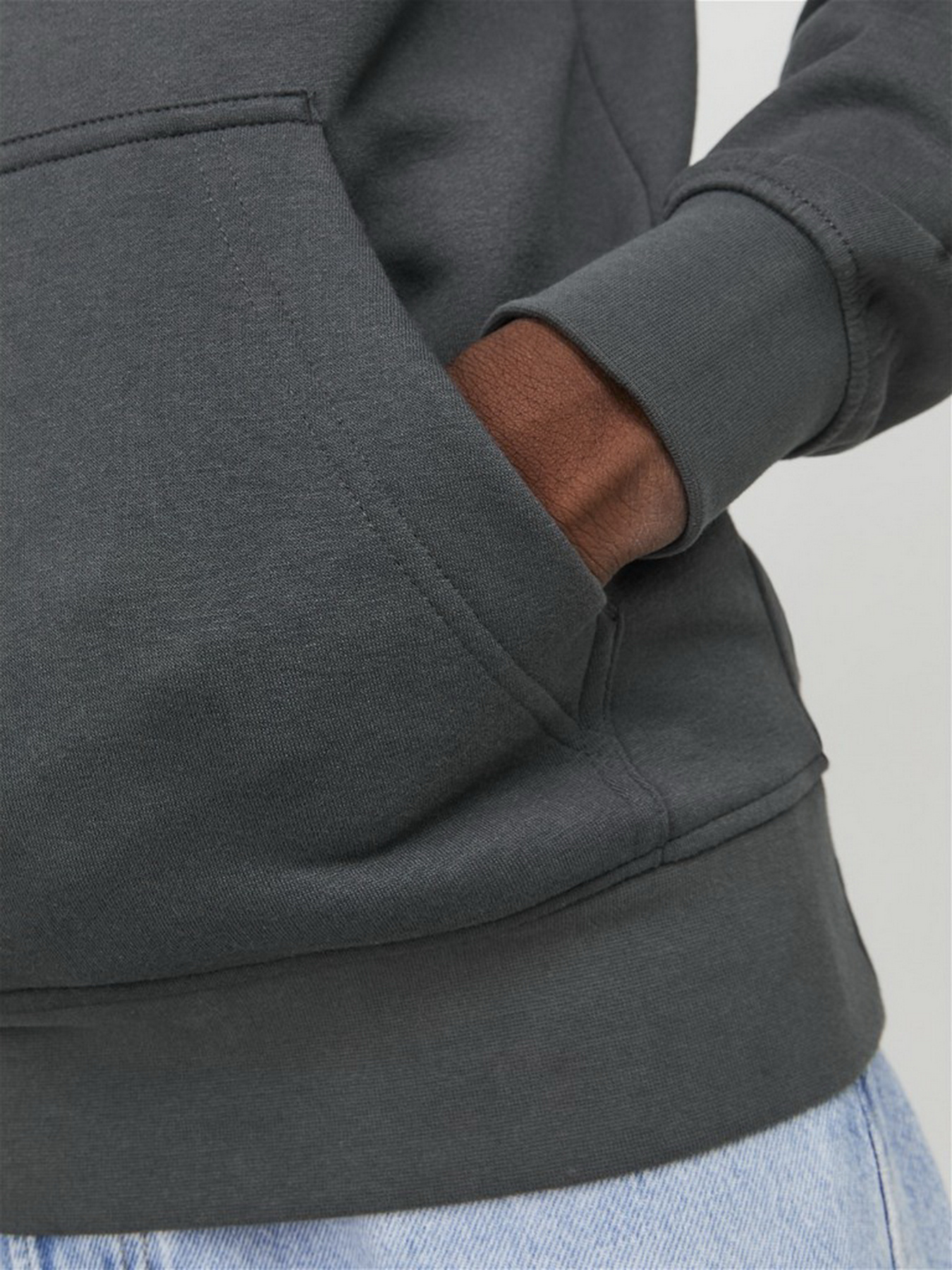 Худі та світшоти JACK & JONES модель 12241687_Asphalt Худі та світшоти JACK & JONES модель 12241687_Asphalt Фото