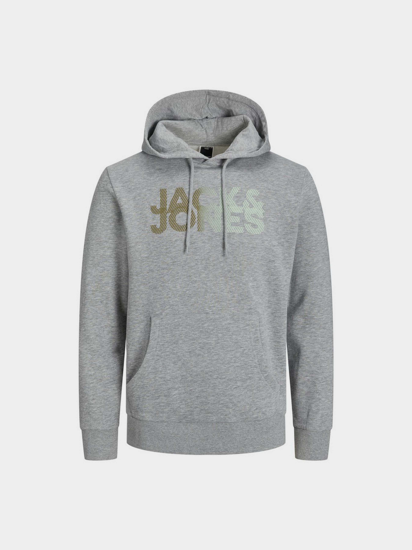 Худі та світшоти JACK & JONES модель 12243927_Light Grey Melange Фото