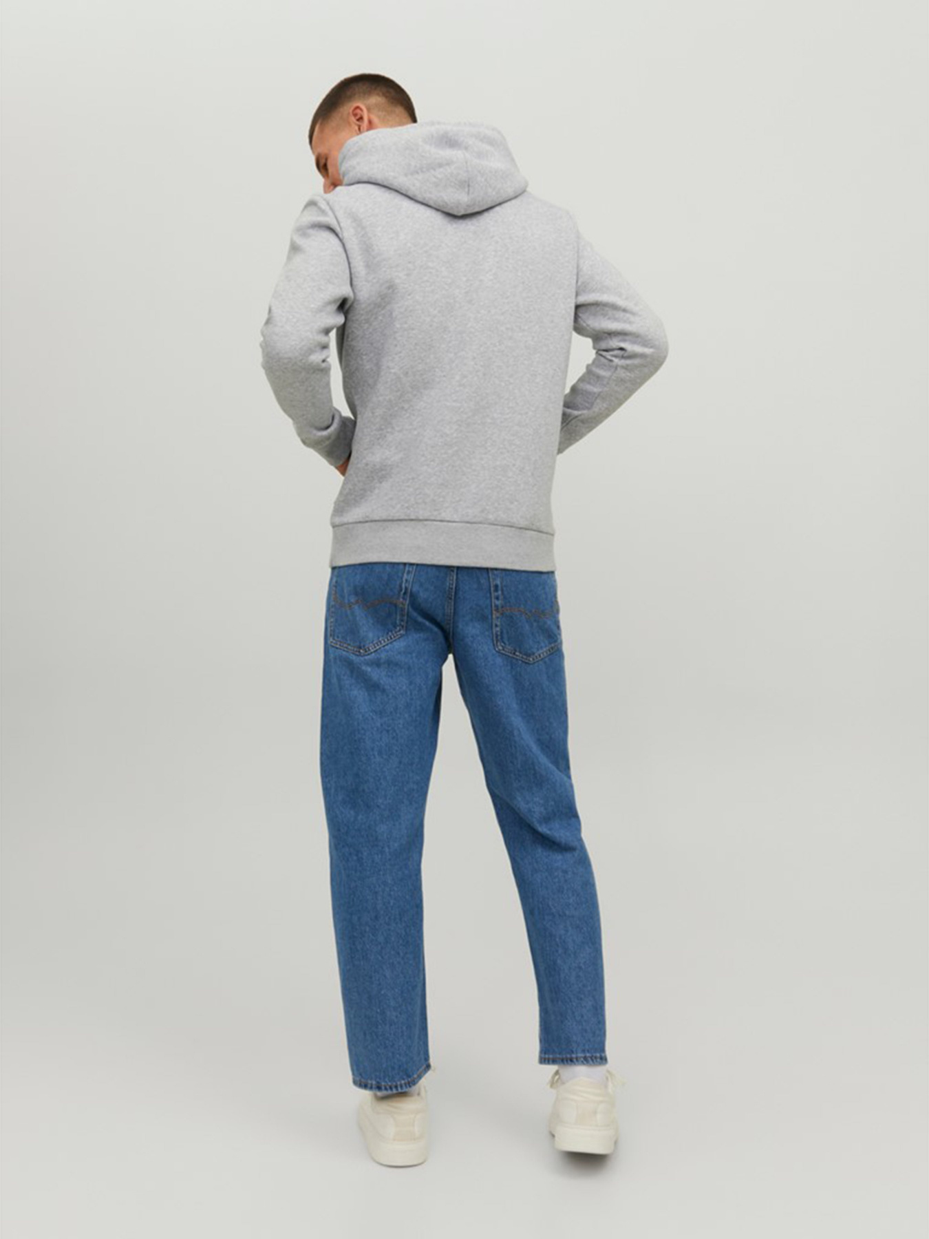 Худи и свитшоты JACK & JONES модель 12152840_Light Grey Melange Худи и свитшоты JACK & JONES модель 12152840_Light Grey Melange Фото