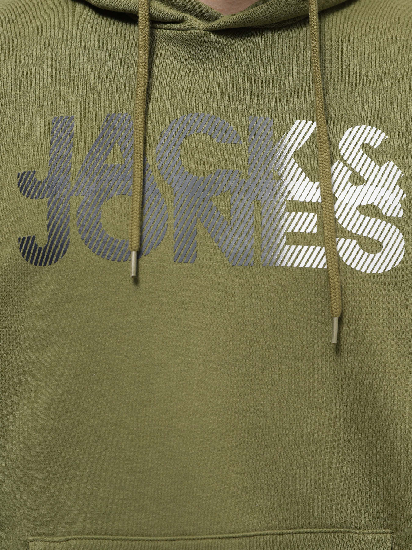 Худи и свитшоты JACK & JONES модель 12243927_Olive Branch Фото
