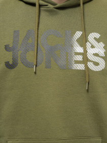Худи и свитшоты JACK & JONES модель 12243927_Olive Branch Фото