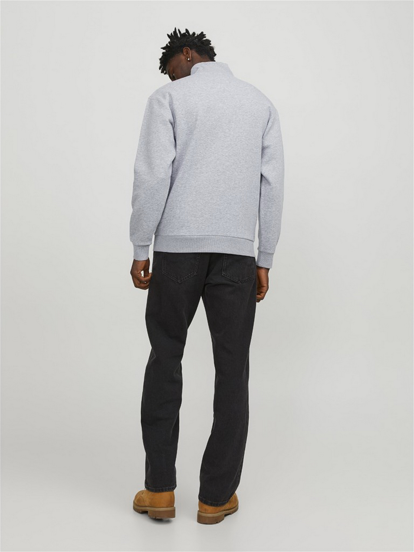 Худі та світшоти JACK & JONES модель 12257392_Light Grey Melange Худі та світшоти JACK & JONES модель 12257392_Light Grey Melange Фото