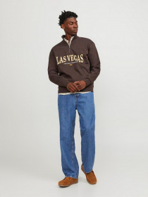 Худі та світшоти JACK & JONES модель 12257392_Seal Brown Фото