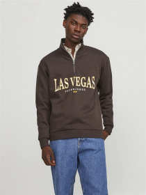 Худі та світшоти JACK & JONES модель 12257392_Seal Brown Фото