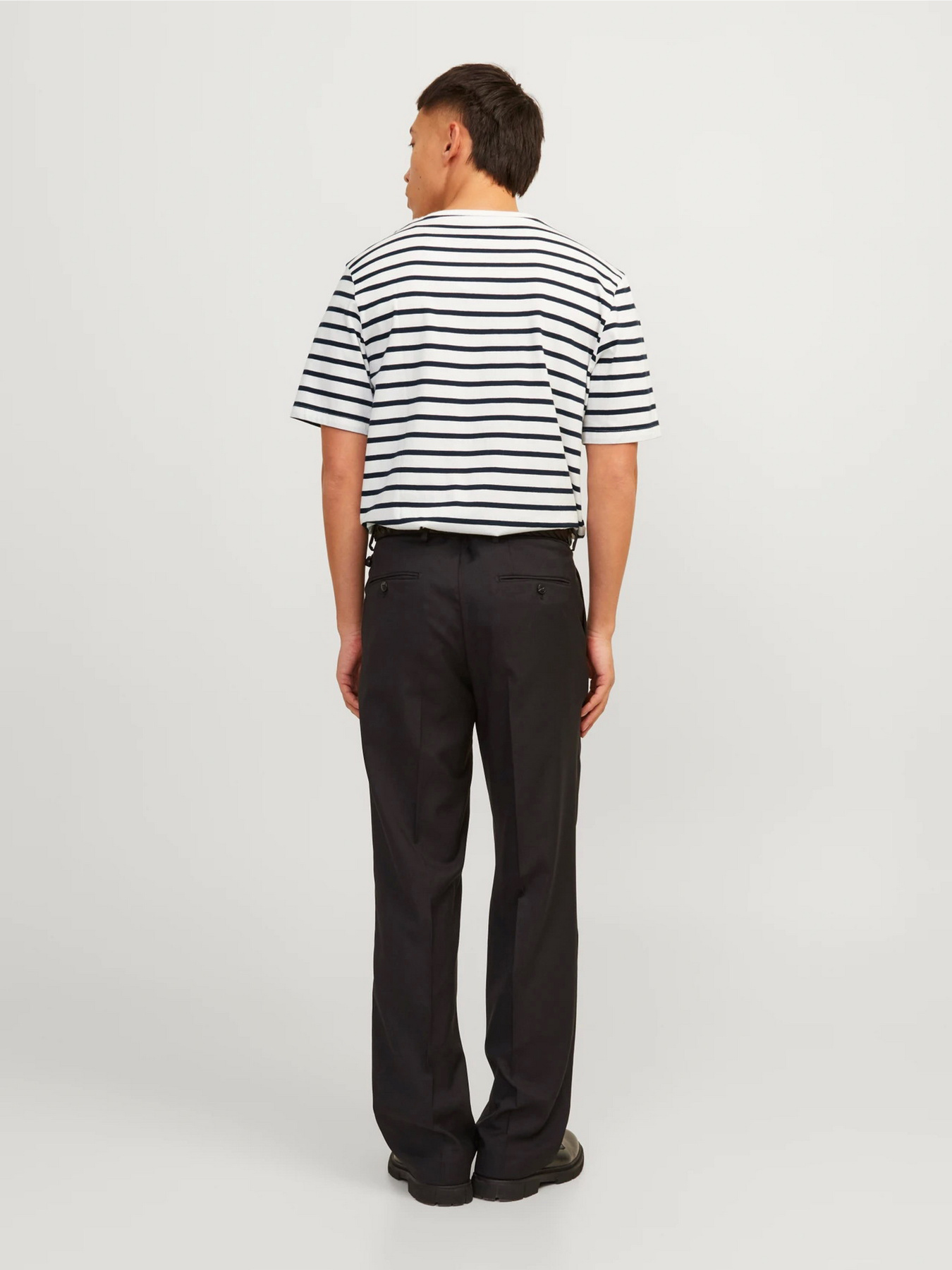 Футболки и поло JACK & JONES модель 12156101_Cloud Dancer Navy Blazer Фото