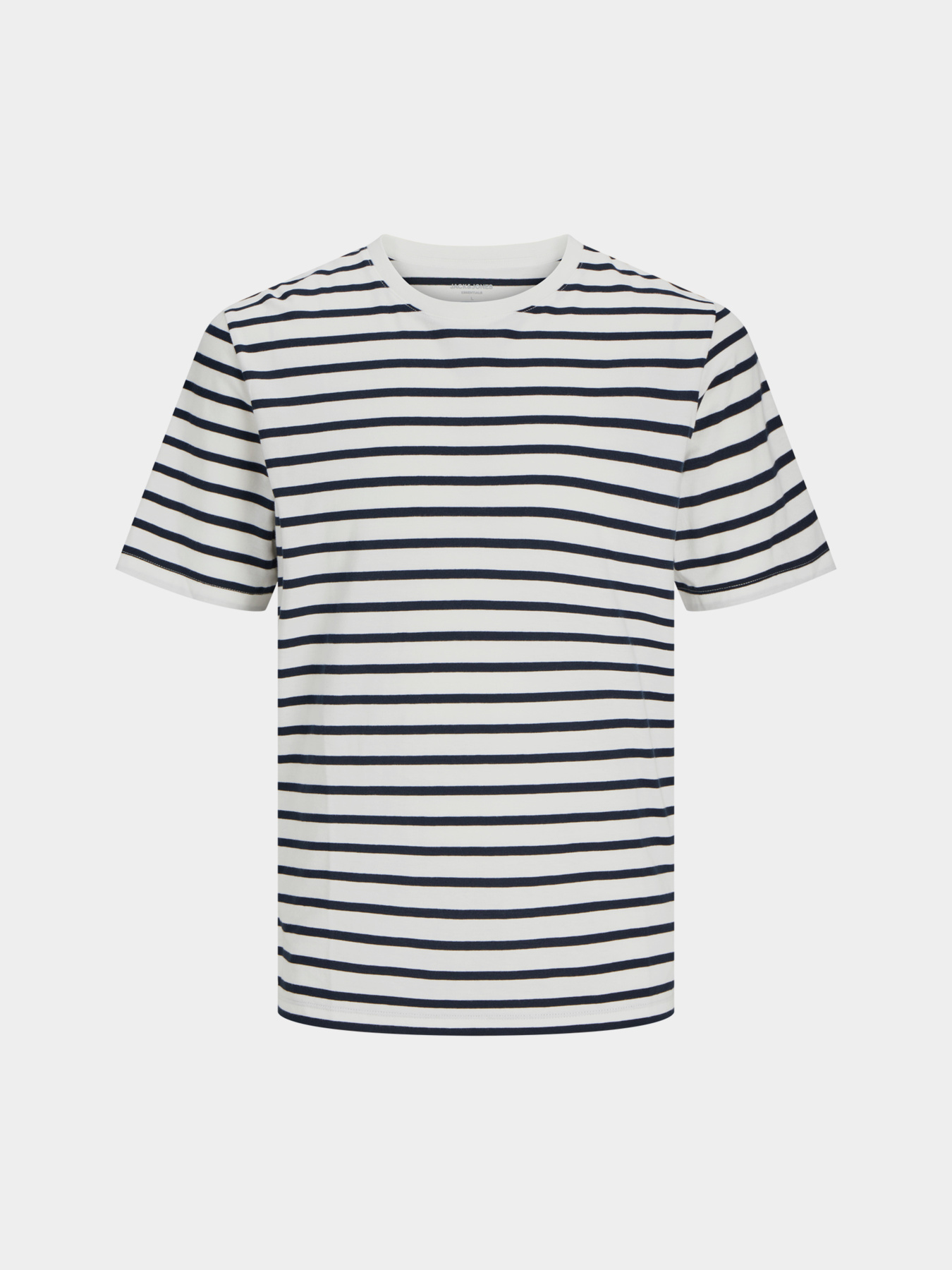 Футболки и поло JACK & JONES модель 12156101_Cloud Dancer Navy Blazer Фото