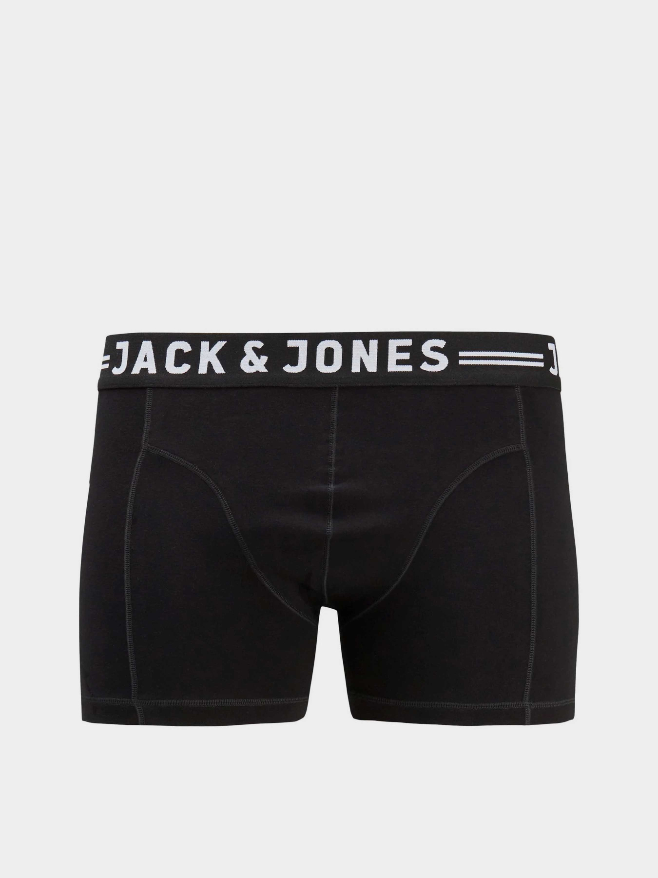 Нижнее белье JACK & JONES SENSE TRUNKS модель 12081832_Black Black waistband Фото