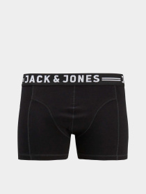 Нижнее белье JACK & JONES SENSE TRUNKS модель 12081832_Black Black waistband Фото