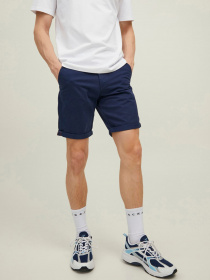 Шорти JACK & JONES BOWIE SHORTS модель 12165604_Navy Blazer Фото