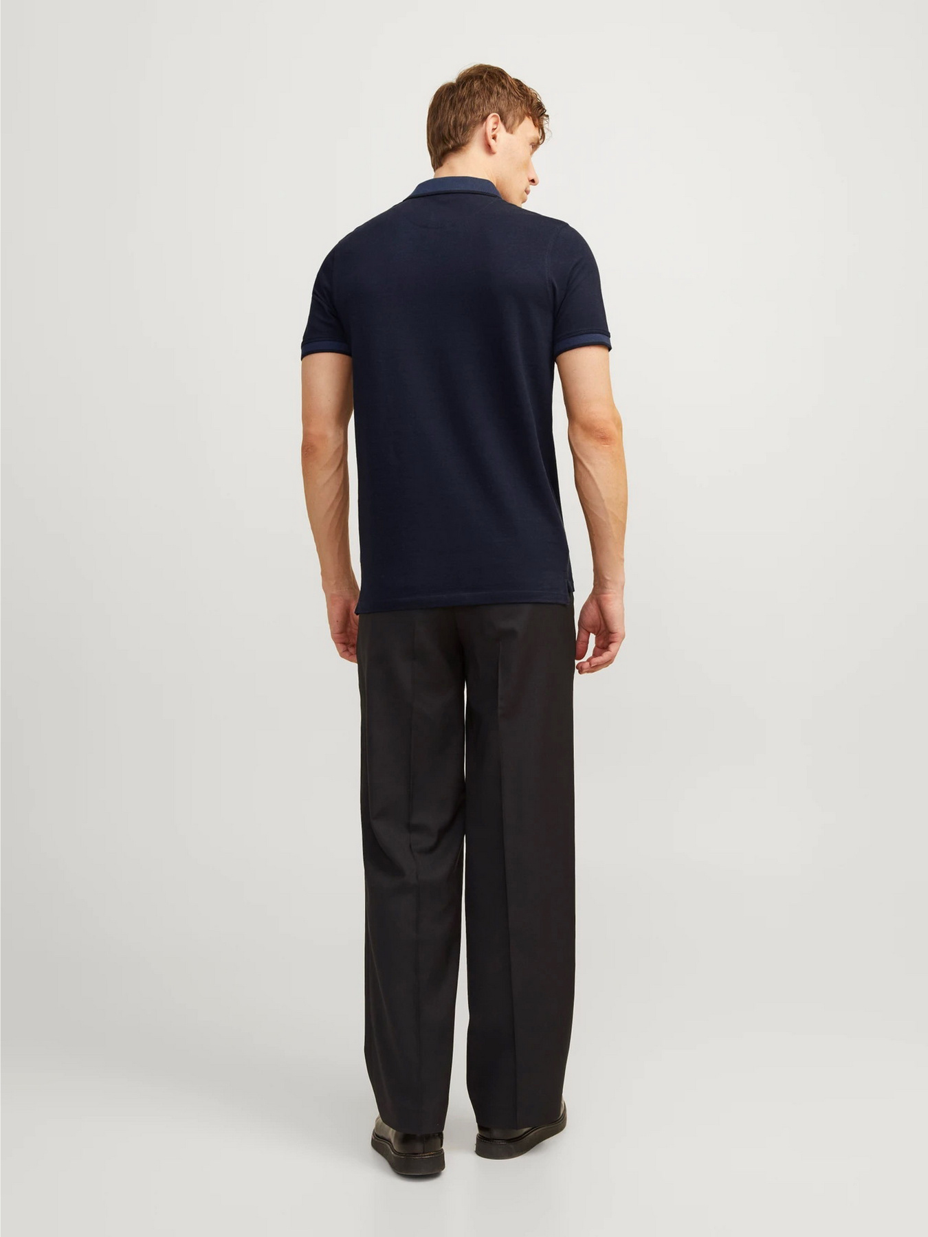 Футболки і поло JACK & JONES модель 12136668_Dark Navy SLIM FIT Футболки і поло JACK & JONES модель 12136668_Dark Navy SLIM FIT Фото