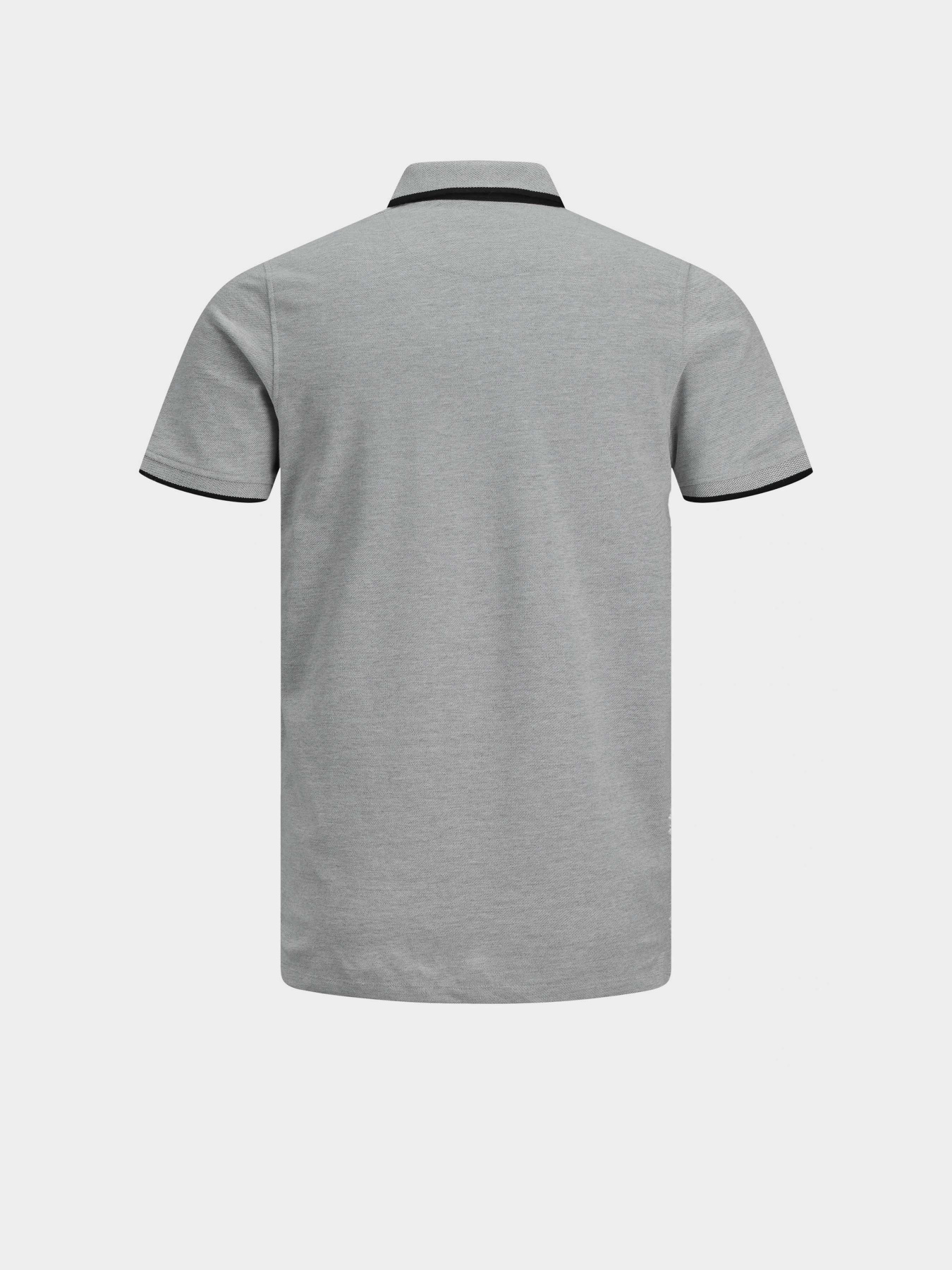 Футболки і поло JACK & JONES PAULOS POLO модель 12136668_Light Grey Melange SLIM FI Футболки і поло JACK & JONES PAULOS POLO модель 12136668_Light Grey Melange SLIM FI Фото