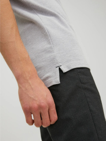Футболки і поло JACK & JONES PAULOS POLO модель 12136668_Light Grey Melange SLIM FI Фото