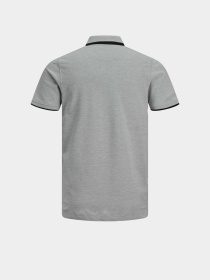 Футболки і поло JACK & JONES PAULOS POLO модель 12136668_Light Grey Melange SLIM FI Фото