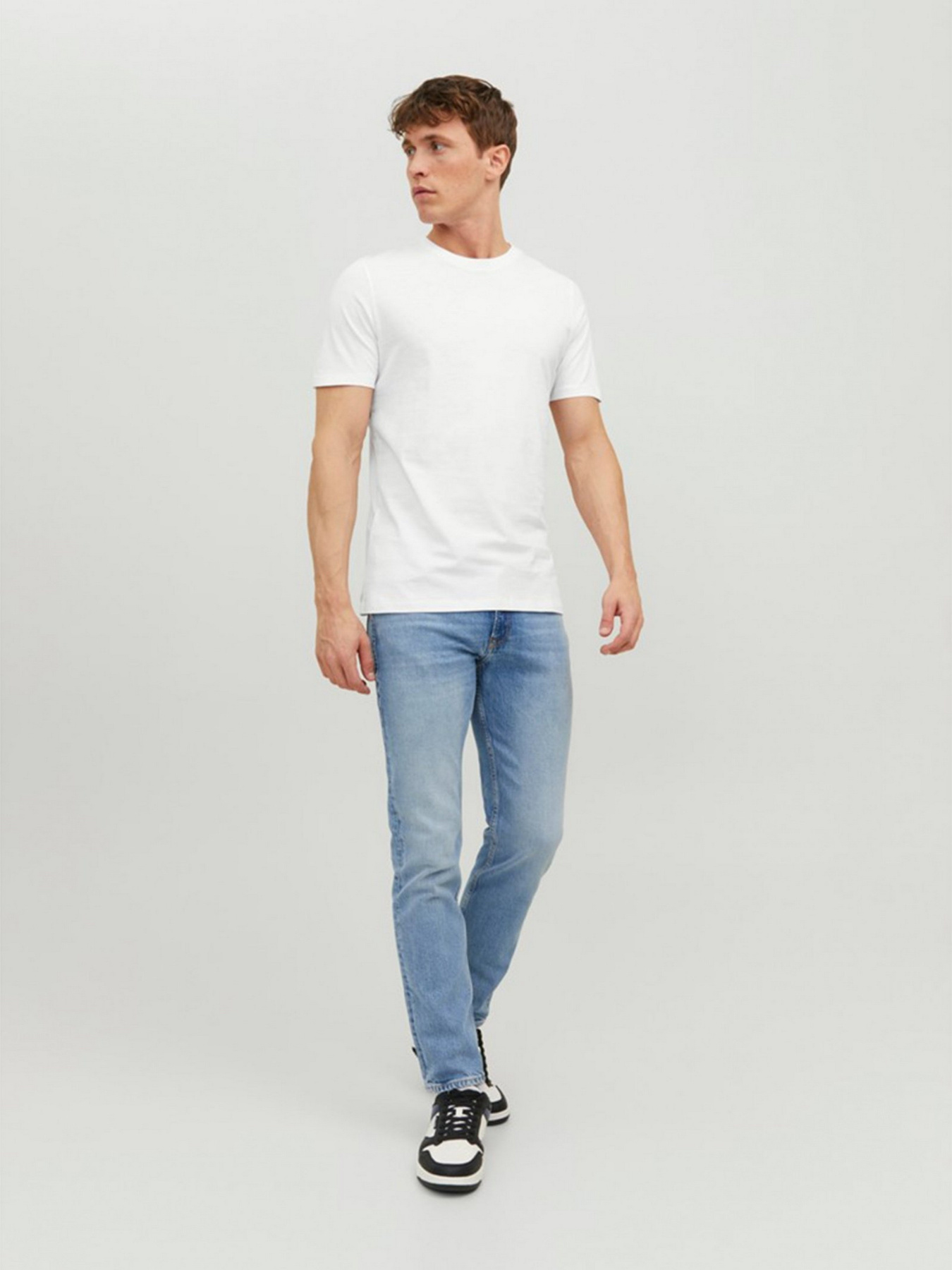 Футболки і поло JACK & JONES ORGANIC BASIC TEE модель 12156101_White SLIM Футболки і поло JACK & JONES ORGANIC BASIC TEE модель 12156101_White SLIM Фото
