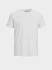 Футболки і поло JACK & JONES ORGANIC BASIC TEE модель 12156101_White SLIM Фото