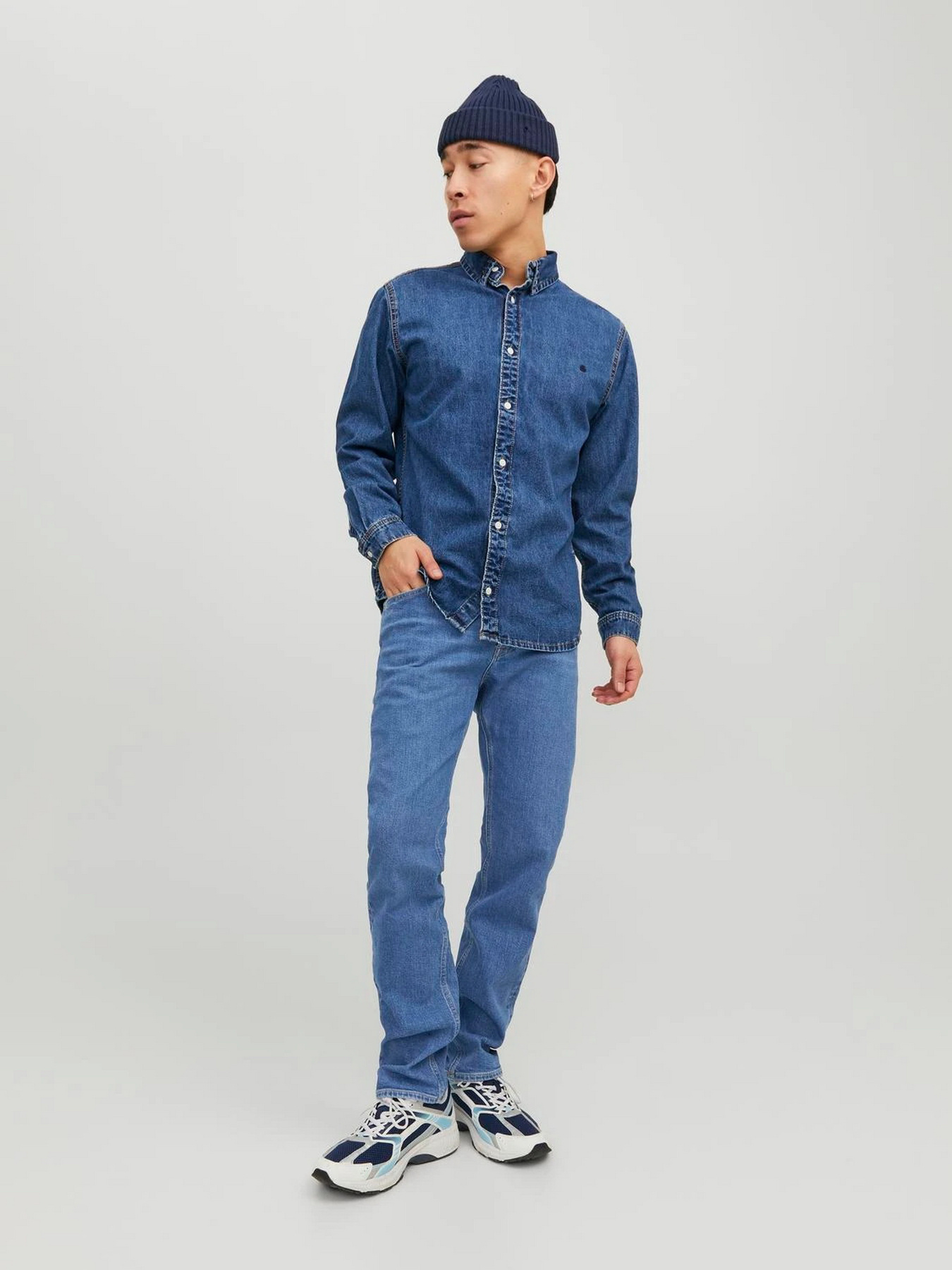 Джинсы JACK & JONES модель 12242320_Blue Denim Джинсы JACK & JONES модель 12242320_Blue Denim Фото