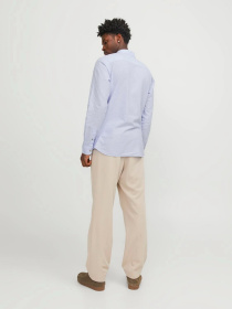 Рубашки JACK & JONES модель 12248384_Cashmere Blue /WHITE Фото