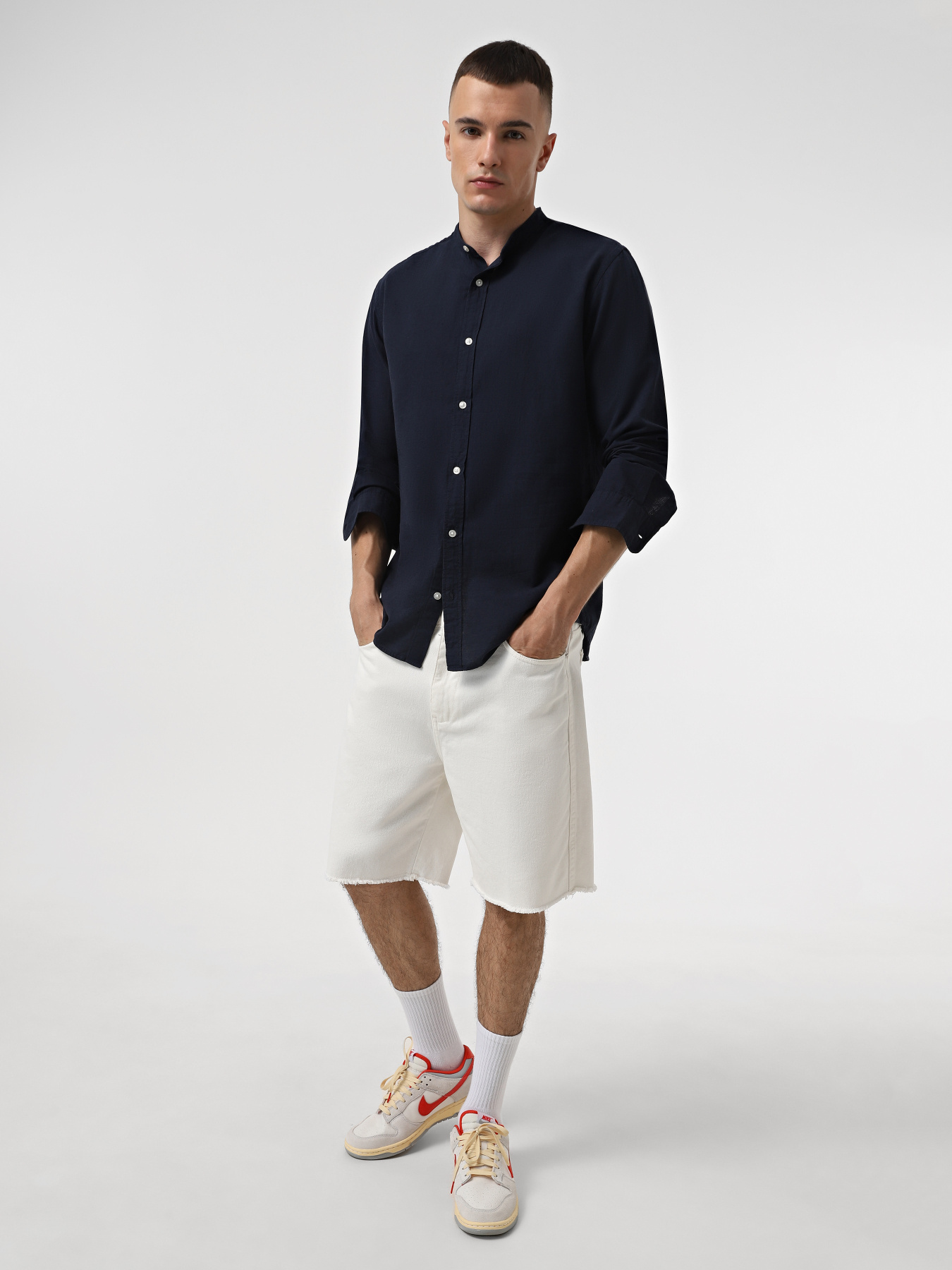 Рубашки JACK & JONES модель 12248581_Navy Blazer Фото