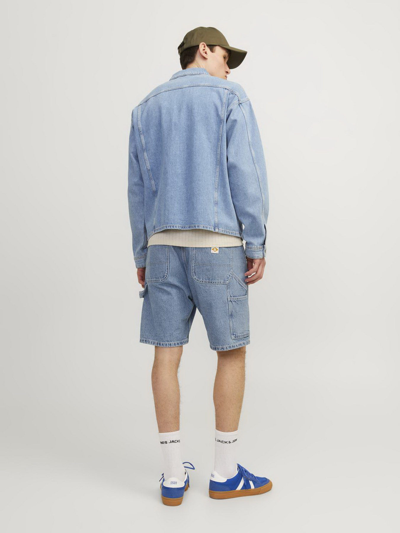 Шорти JACK & JONES модель 12252719_Blue Denim Шорти JACK & JONES модель 12252719_Blue Denim Фото