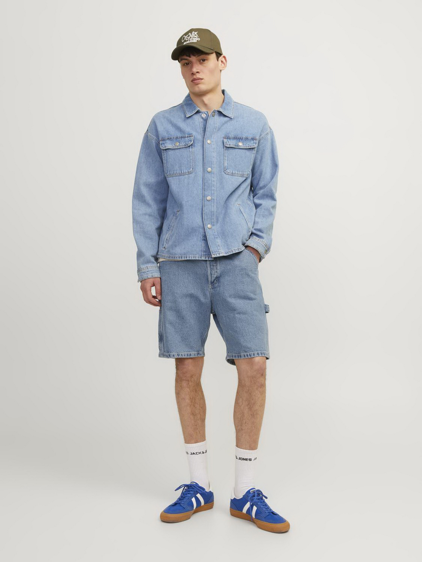 Шорти JACK & JONES модель 12252719_Blue Denim Шорти JACK & JONES модель 12252719_Blue Denim Фото