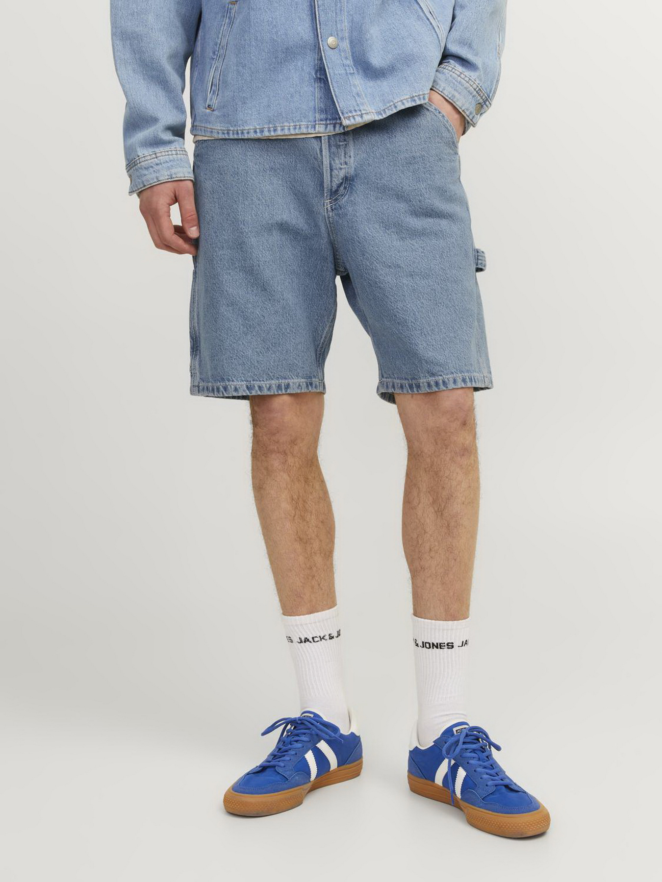 Шорти JACK & JONES модель 12252719_Blue Denim Шорти JACK & JONES модель 12252719_Blue Denim Фото