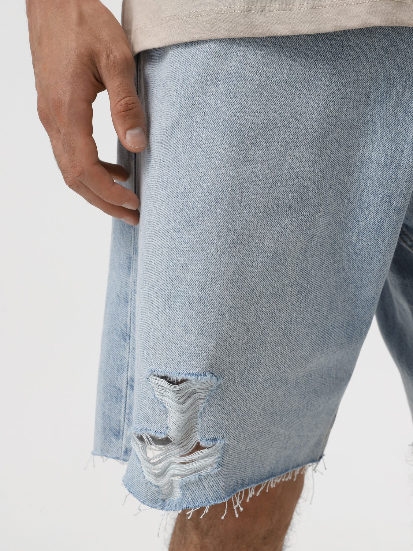 Шорты JACK & JONES модель 12255112_Blue Denim Фото