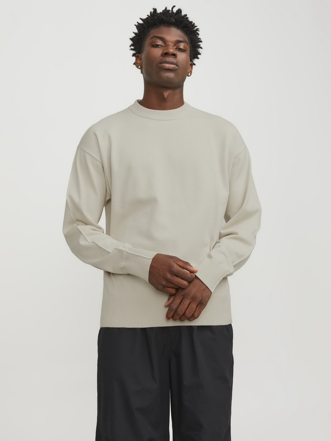 Светри та кардигани JACK & JONES модель 12251556_Moonbeam Светри та кардигани JACK & JONES модель 12251556_Moonbeam Фото