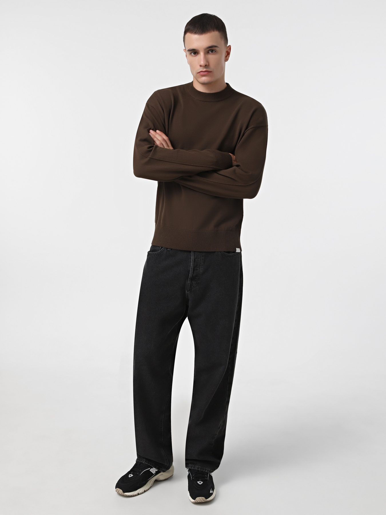 Светри та кардигани JACK & JONES модель 12251556_Slate Black Светри та кардигани JACK & JONES модель 12251556_Slate Black Фото